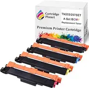 Cartridge Planet A Set BCMY Compatible Toner Cartridge for Brother TN-253 TN-257 TN253BK TN257C TN257M TN257Y (2,500/2,300 (B/CMY) pages) for DCPL3510CDW HLL3230CDW HLL3270CDW MFCL3745CDW MFCL3750CD..