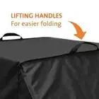 Jumbuck Black 6 Burner Hooded BBQ Cover