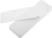 Toyvian 25pcs Blank Ticket Stub Perforated Stamp Paper Art Paper Post Note Card Watercolor Journal Cards Blank Game Cards Paper Blank Watercolor Paper Card Stamp Tools White