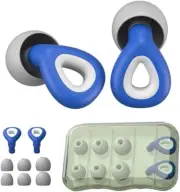 Dersoud Loop Earplugs - Noise Reduction Earplugs for Concerts, Travel & Ear New