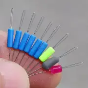 180pcs (20Groups) Float Fishing Bobber Stopper Space Beans Lakes Rivers Sea