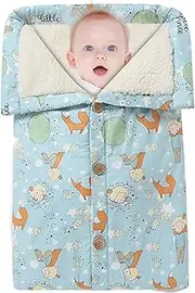 LeoLeoii Winter Stroller Bag | Travel Stroller Bag,Cold-Proof Travel Stroller Bag, Warm Outdoor Sleeping Bag Breathable for Holiday Birthday (B)