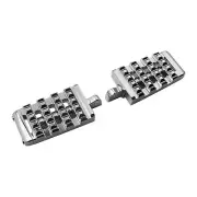 Chrome Footpeg Foot Rest Fit For Harley Touring Softail Sportster XL Freewheeler