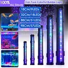 New Fish Tank LED Bar Lamp Pool Aquarium Submersible RGB LED Light Remote 8 SIZE