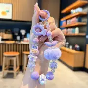New Labubu Wool Ball Bead Cell Phone Chain / Bag Charm