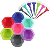Baluue 14pcs Set Hair Dying Bowl Hair Tint Tool Color Whisk Hair Color Mixing Bowl Mixing Tint Bowl Hair Mixing Bowl Hair Dye Bowl Hair Dye Applicator Brush Hair Coloring Kit Colorful