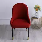 Fashionable Wing Back Dining Chair Cover Reusable Seat Covers for Elegant Home