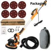 Powerful Drywall 6-Speed Sander Adjust 220V Polishing Machine W/ 6 Sanding Discs