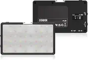 PL8B Pocket Video Light 2700K-6500K P graphy Fill Light Panel Dimmable 27 Scene Lig ng Effects Built-in Battery with Cold Shoe Mount Magetic Backside APP Control Black One Size