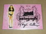 2015 Benchwarmer KAYLA COLLINS #46 Pink Archive Pewter Auto/10 PLAYBOY Playmate