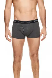 [Bonds] Bonds Men's Cotton Guyfront Trunk 2 Pack Size: Medium, Aussie Cotton M Multicolor