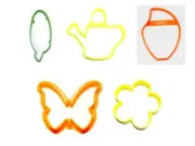 FLOWER GARDEN BUTTERFLY FLOWERS PETAL LEAF WATERING CAN COOKIE CUTTER USA PR1537