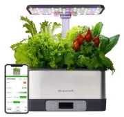 8-Pod Hydroponics Growing System, Smart Indoor Garden with Wifi App Control, 24W