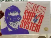 Nintendo Super System Arcade Marquee - Plexi