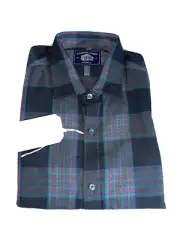 Cooper Jones Plaid Mix Colors Medium Men's Button-Up Plaid NWT Size Medium