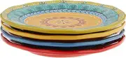 Certified International Valencia Dessert Plates (Set of 4), 8.75", Multicolor