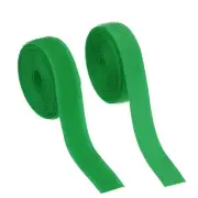 Sew on Hook and Loop Tape, 3/4 Inch Nylon Fastener Strips 2 Yards (Bright Green)