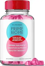 Prime Biome Gummies, Prime Biome For Skin, PrimeBiome Gummies for Gut and Skin, Prime Biome Probiotic Gummies, Prime Biome Reviews, Prime Biome Gummies Reviews, Prime Biome Skin and Gut (60 Gummies)