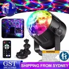 USB Disco Lights Party DJ LED RGB Stage Lamp Strobe Crystal Magic Ball Remote
