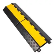 Rubber Cable Ramp Cord Cover Cable Protector Ramps Wire Hose Protective 2 Cha...