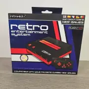 Retro-Bit Retro Entertainment System For Nintendo NES Games Black And Red
