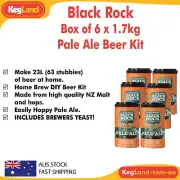 Box of 6 x Black Rock Pale Ale Liquid Malt Extract Beer Kit (1.7kg) Home Brew