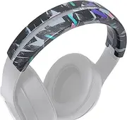 WC BandZ Studio - Silicone Headband Cover for Beats Studio & Studio Pro Headphones by Wicked Cushions | Enhanced Comfort, Style, and Sweat Protection | Does Not Fit Beats Solo | 90's Black