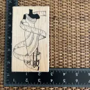 Postmodern Design Cinderella Sewing Design Model Form Measuring Rubber Stamp
