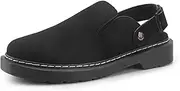 [SCQTL] Clogs for Women, Adjustable Slingback Mules Closed Toe Slipper Womens Slip on Shoes Size 6-11