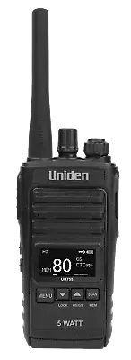 UNIDEN UH755 SINGLE 5 WATT UHF CB SPLASHPROOF HANDHELD RADIO