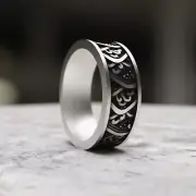 Handmade 925 Sterling Silver Japanese Wave Men's Ring – Unique Wedding Band