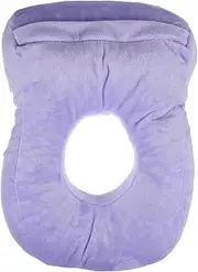 Tofficu Single Hole Ear Pillow Piercing Pillow Headrest Face Cushion Memory Foam Wedge Pillow Ear Doughnut Ear Pillow Donuts School Desk Nap Pillow Face Pad Ear Hole Office