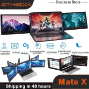 GTMEDIA Full HD IPS Dual Screen Tri-Fold Portable Monitor Extender for 13”-17.3”