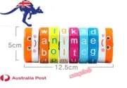 Educational Toys ABC Alphabet Rubik's Cube Brain Teaser Cube Fun Gift AU STOCK