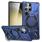 For Samsung Galaxy A14 A15 A34 A35A54 A55 Magnetic Case with Mag Safe Ring Stand