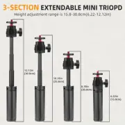 Selfie Stick Tripod Stand Extendable Rod For DJI Action/Pocket /Insta360 Camera