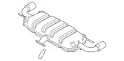 Genuine Mazda Main Silencer PY6R-40-100A