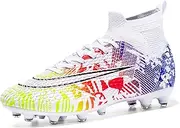 [tevzolpa] Soccer Cleats Mens Womens Indoor Soccer Shoes Wide Baseball Turf Shoes Youth Rugby Shoes Adult Artificial Ground AG FG TF Football Boots
