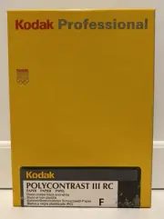 Kodak Polycontrast III RC F Resin Coated B&W paper 100 5x7 glossy 820 6492 NEW