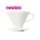 南美龐老爹咖啡 HARIO玻璃王 V60 VDC-02W 錐型陶瓷濾杯+100入日本製錐型漂紙 1~4人份 日本製 有田燒