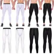 Men's Compression Base Layer Sports Pants Leggings Bottoms Running Tight Yoga