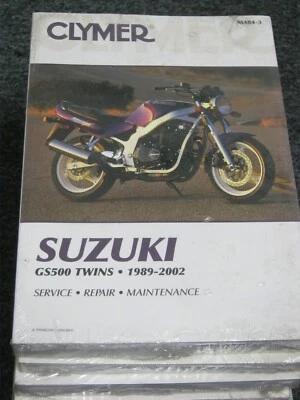 Suzuki GS500E GS500 Twin Motorcycle 1989-2002 Service Repair Manual Clymer M484
