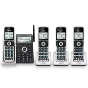 4 Handsets Cordless Home Phone with Bluetooth, Answering System, Smart Call Bloc