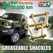 Rear EFS Greaseable Leaf Springs Swing Shackles for Mitsubishi Triton MQ 15-on (for: Mitsubishi)