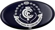 Fan Emblems Carlton Blues Lensed AFL Team Supporter Logo