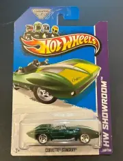 HOT WHEELS 2013 CORVETTE STINGRAY HW SHOWROOM GREEN