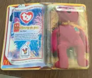 NEW Ty BEANIE BABIES teenie McDonald's MILLENNIUM & THE END lot of 2 bears 2000