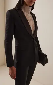 [SALON 1884] Azienda Wool Tuxedo Jacket