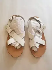 ASOS Design Women's Feel Good Leather Toe Loop Sandal Size U.S. 6