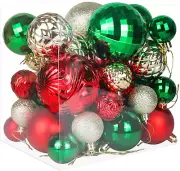 Christmas Tree Ornaments - 36 PCS Shatterproof Christmas Ball Ornaments Set for